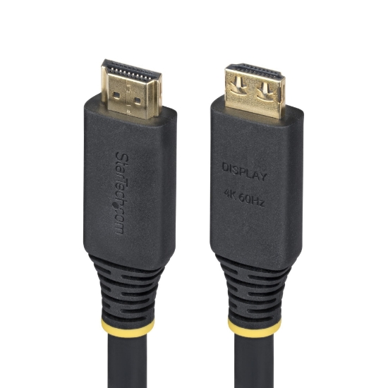 Picture of StarTech.com 10m (33ft) Active High Speed HDMI Cable with Gripping Connectors, 4K 60Hz/1440p 144Hz, HDR10/HDCP 2.2/ARC, 18Gbps, UHD HDMI Cord for TV/Monitor/Display, TPE Jacket