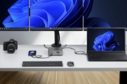Picture of StarTech.com Thunderbolt 5 Docking Station, DP / HDMI, Triple Monitor Dock up to 4K 144Hz or Dual 8K 60Hz, 5x USB Ports, 140W Laptop Charging