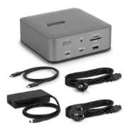 Picture of StarTech.com Thunderbolt 5 Docking Station, DP / HDMI, Triple Monitor Dock up to 4K 144Hz or Dual 8K 60Hz, 5x USB Ports, 140W Laptop Charging