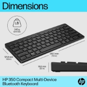 Afbeeldingen van HP 350 Compact Multi-Device Bluetooth Keyboard