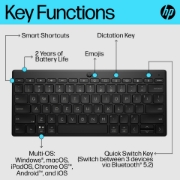 Afbeeldingen van HP 350 Compact Multi-Device Bluetooth Keyboard