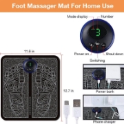 Picture of Herzberg HG-04258: EMS Electric Automatic Foot Massager Mat
