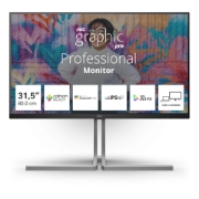 Picture of AOC U3 U32U3CV computer monitor 80 cm (31.5") 3840 x 2160 pixels 4K Ultra HD LCD Black