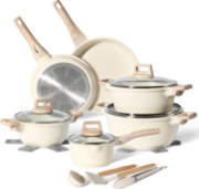 Picture of Just Perfecto JL-28: 15 Pieces Granite Cookware Set - Biege