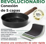 Image de Just Perfecto JL-111: Ensemble de 15 ustensiles de cuisine en granit - Noir