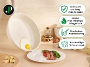 Picture of Just Perfecto JL-31: 13 Pieces Granite Cookware Set - Biege