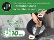 Image de Just Perfecto JL-42: Lot de 2 poêles en granit (20/24 cm) - Noir