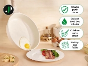 Picture of Just Perfecto JL-721: 21 Pieces Granite Cookware Set - Biege