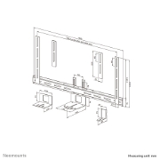 Afbeeldingen van Neomounts AV50-500BL PTZ/UC camerahouder kit 43-110" - VESA - max 5 kg - universeel