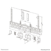 Image de Neomounts AV30-500BL Kit vidéobar 43-110" - VESA - max 10 kg - universel