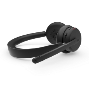 Picture of Lenovo 6550 Headset Wireless Head-band Office/Call center USB Type-C Bluetooth Black