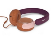 Afbeeldingen van Philips 2000 series TAK2000MP/00 hoofdtelefoon/headset Hoofdtelefoons Bedraad Hoofdband Oproepen/muziek USB Type-C Oranje, Paars, Roze