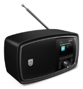 Afbeeldingen van Philips TAV2000DB Draagbaar Analoog & digitaal Zwart