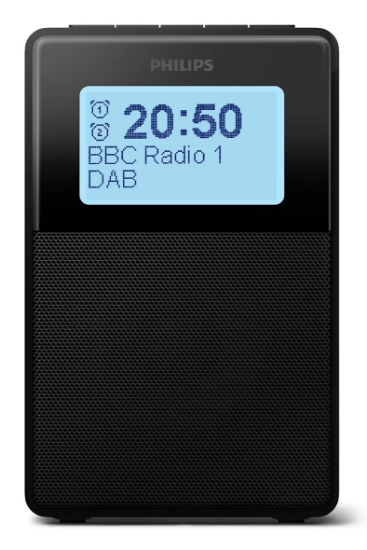 Image de Philips TAR5100/10 réveille-matin Réveil numérique Noir