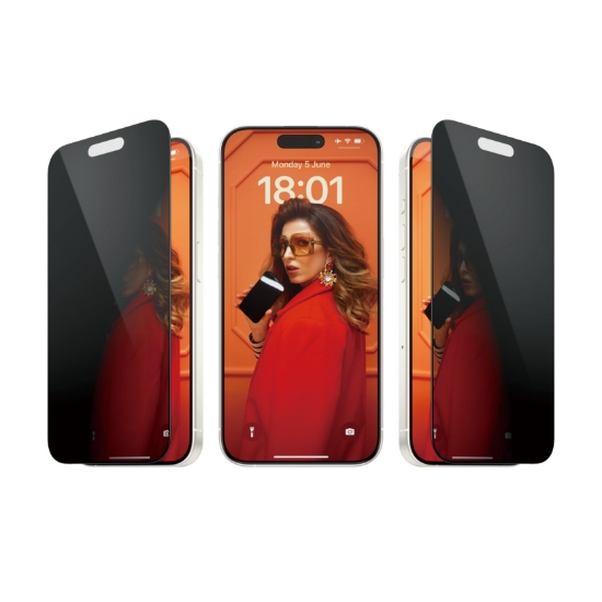 Image de PanzerGlass ® Privacy Screen Protector iPhone 15 Pro | Ultra-Wide Fit w. EasyAligner Protection d'écran transparent Apple 1 pièce(s)