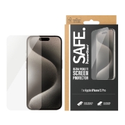 Picture of PanzerGlass SAFE. by ® Screen Protector iPhone 15 Pro | Ultra-Wide Fit Clear screen protector Apple 1 pc(s)
