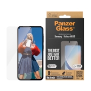 Picture of PanzerGlass ® Screen Protector Samsung Galaxy A35 5G | Ultra-Wide Fit w. EasyAligner Clear screen protector 1 pc(s)