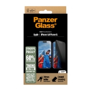 Picture of PanzerGlass ® Privacy Screen Protector iPhone 16 | 15 | Ultra-Wide Fit w. EasyAligner Clear screen protector Apple 1 pc(s)