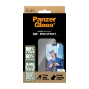 Afbeeldingen van PanzerGlass ® Screen Protector iPhone 16 | 15 | Ultra-Wide Fit Doorzichtige schermbeschermer Apple 1 stuk(s)