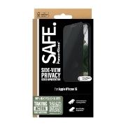 Afbeeldingen van PanzerGlass SAFE. by ® Privacy Screen Protector iPhone 16 | 15 | Ultra-Wide Fit Doorzichtige schermbeschermer Apple 1 stuk(s)
