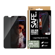 Afbeeldingen van PanzerGlass SAFE. by ® Privacy Screen Protector iPhone 16e | 14 | 13 | 13 Pro | Ultra-Wide Fit w. EasyAligner Doorzichtige schermbeschermer Apple 1 stuk(s)