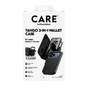 Image de PanzerGlass CARE by ® Feature Case Tango Two-in-One Wallet w. MagSafe iPhone 17 Pro Max coque de protection pour téléphones portables Housse Noir