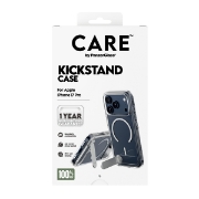 Image de PanzerGlass CARE by ® Feature Case Transparent w. Kickstand & MagSafe iPhone 17 Pro coque de protection pour téléphones portables Housse