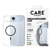 Afbeeldingen van PanzerGlass CARE by ® Flagship Case Transparent Urban Explorer w. Black MagSafe iPhone Air mobiele telefoon behuizingen Hoes Zwart