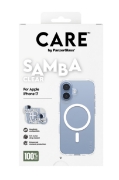 Picture of PanzerGlass CARE by ® Fashionable Case Samba Transparent w. White MagSafe iPhone 17