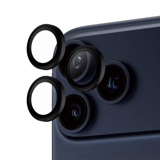 Picture of PanzerGlass ® Hoops® Camera Lens Protector Black iPhone 17 Pro | iPhone 17 Pro Max | iPhone 16 Pro | 16 Pro Max Clear screen protector Apple 1 pc(s)