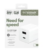 Image de PanzerGlass EM94326 chargeur d'appareils mobiles Smartphone Blanc Secteur Charge rapide Intérieure