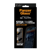 Afbeeldingen van PanzerGlass ® Stealth Screen Protector iPhone 17 | iPhone 16 Pro | Ultra-Wide Fit w. FASTFIT IN-A-BOX Doorzichtige schermbeschermer Apple 1 stuk(s)
