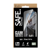 Afbeeldingen van PanzerGlass SAFE. by ® Screen Protector iPhone 17 | iPhone 16 Pro | Ultra-Wide Fit w. EasyAligner Doorzichtige schermbeschermer Apple 1 stuk(s)