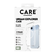Afbeeldingen van PanzerGlass CARE by ® Flagship Case Transparent Urban Explorer w. White MagSafe iPhone Air mobiele telefoon behuizingen Hoes Transparant