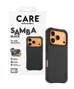 Afbeeldingen van PanzerGlass CARE by ® Fashionable Case Samba Black w. MagSafe iPhone 17 Pro mobiele telefoon behuizingen Hoes Zwart