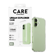 Afbeeldingen van PanzerGlass CARE by ® Flagship Case Transparent Urban Explorer w. Clear Frame iPhone 17 mobiele telefoon behuizingen Hoes Transparant