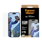 Afbeeldingen van PanzerGlass ® Screen Protector iPhone 17 | iPhone 16 Pro | Classic Fit w. EasyAligner Doorzichtige schermbeschermer Apple 1 stuk(s)
