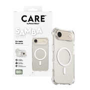 Afbeeldingen van PanzerGlass CARE by ® Fashionable Case Samba Transparent w. White MagSafe iPhone Air mobiele telefoon behuizingen Hoes Transparant