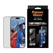 Picture of PanzerGlass ® Privacy Screen Protector iPhone Air | Ultra-Wide Fit w. FASTFIT IN-A-BOX Clear screen protector Apple 1 pc(s)