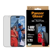 Image de PanzerGlass ® 2-Way Privacy Screen Protector iPhone 17 Pro Max | Ultra-Wide Fit w. EasyAligner Protection d'écran transparent Apple 1 pièce(s)