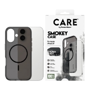 Afbeeldingen van PanzerGlass CARE by ® Flagship Case Urban Explorer Smokey w. Black MagSafe iPhone 17 mobiele telefoon behuizingen Hoes Zwart