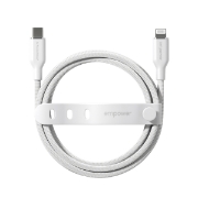 Picture of PanzerGlass empower by ® Racing 60W USB-C to Lightning Cable | USB 2.0 | 1.2M | Silver White