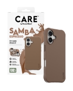 Afbeeldingen van PanzerGlass CARE by ® Fashionable Case Samba Espresso w. MagSafe iPhone 17 mobiele telefoon behuizingen Hoes Bruin