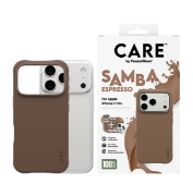 Afbeeldingen van PanzerGlass CARE by ® Fashionable Case Samba Espresso w. MagSafe iPhone 17 Pro mobiele telefoon behuizingen Hoes Bruin