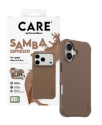Afbeeldingen van PanzerGlass CARE by ® Fashionable Case Samba Espresso w. MagSafe iPhone 17 Pro mobiele telefoon behuizingen Hoes Bruin