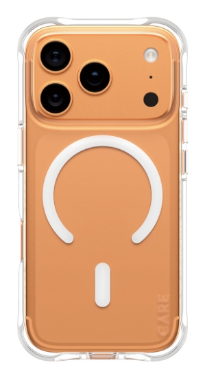 Afbeeldingen van PanzerGlass CARE by ® Fashionable Case Samba Transparent w. White MagSafe iPhone 17 Pro mobiele telefoon behuizingen Hoes Transparant