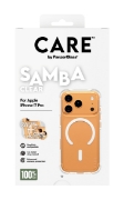 Afbeeldingen van PanzerGlass CARE by ® Fashionable Case Samba Transparent w. White MagSafe iPhone 17 Pro mobiele telefoon behuizingen Hoes Transparant
