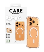 Afbeeldingen van PanzerGlass CARE by ® Fashionable Case Samba Transparent w. White MagSafe iPhone 17 Pro mobiele telefoon behuizingen Hoes Transparant