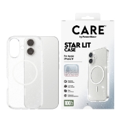 Image de PanzerGlass CARE by ® Flagship Case Urban Explorer Star Lit w. White MagSafe iPhone 17 coque de protection pour téléphones portables Housse Transparent