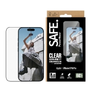 Afbeeldingen van PanzerGlass SAFE. by ® Screen Protector w. Black Frame iPhone 17 | 16 Pro | Ultra-Wide Fit w. EasyAligner Doorzichtige schermbeschermer Apple 1 stuk(s)